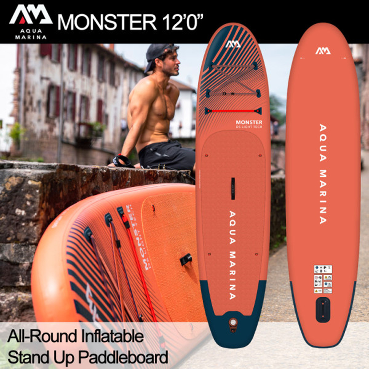 Aqua Marina Monster All-Around iSUP 12' 0